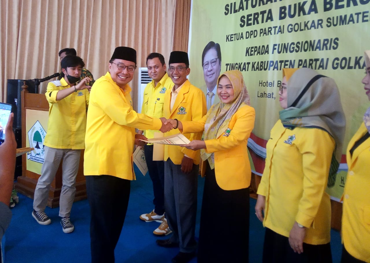 Jelang Pemilu 2024, DPD II Partai Golkar Kabupaten Lahat Lakukan Konsolidasi