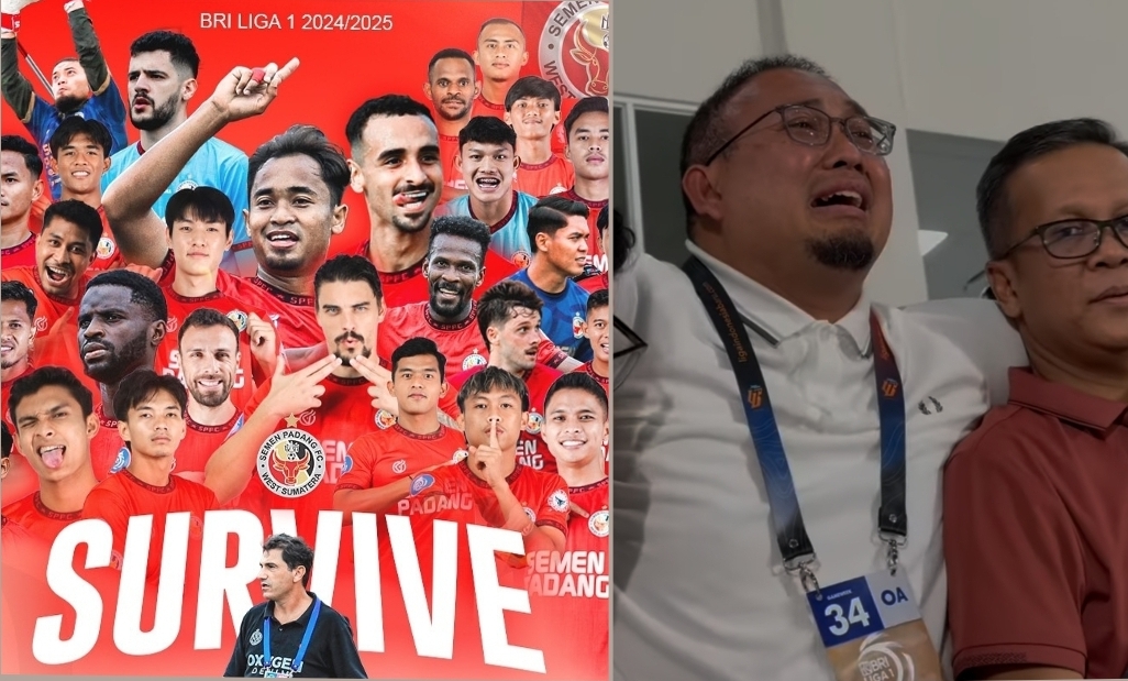 RANCAK BANA, Semen Padang FC Selamat dari Degradasi Usai Taklukkan Arema FC 2-0, Ini Daftar Tim Terdegradasi