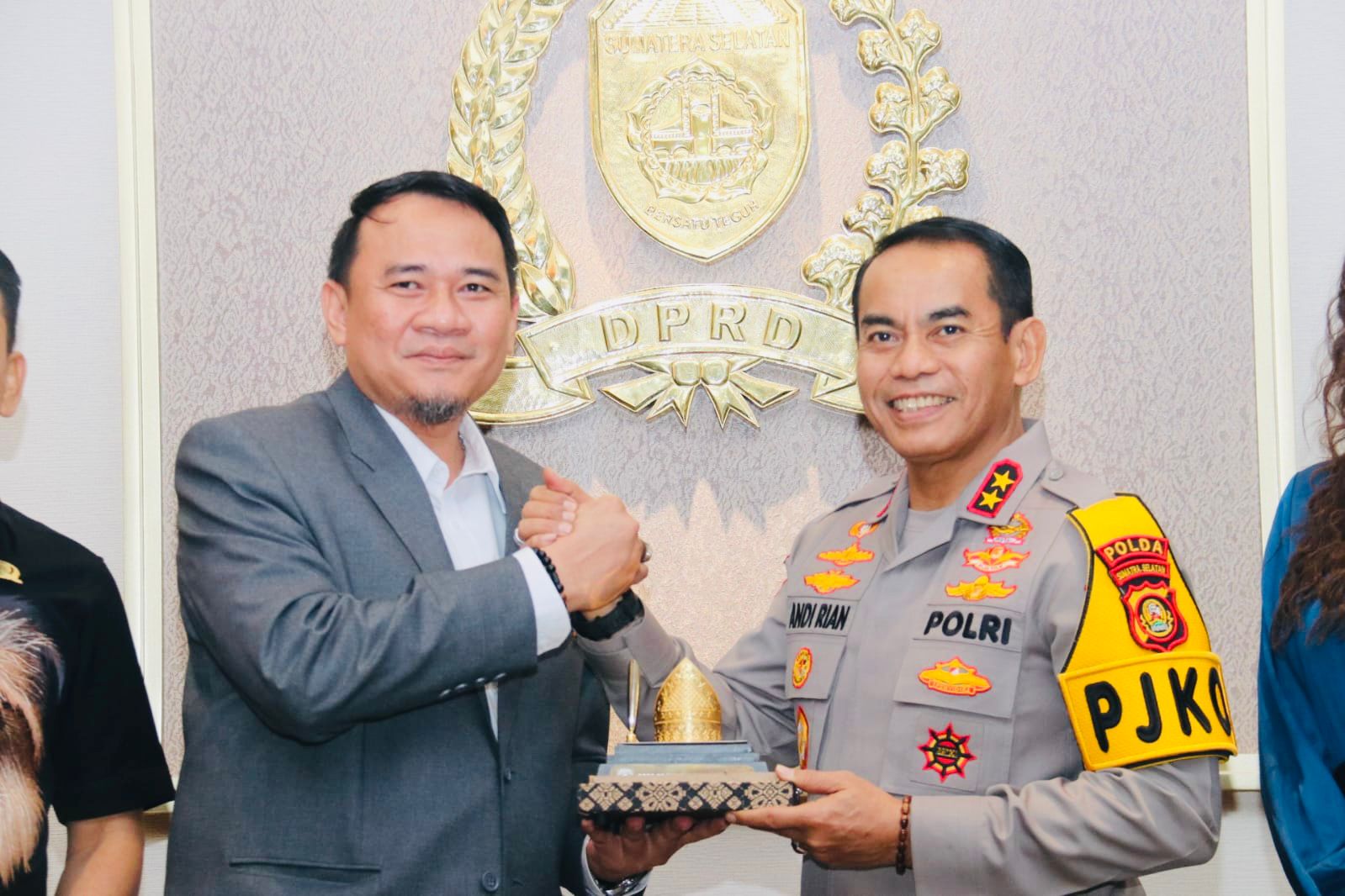 Kapolda Sumsel Irjen Andi Rian R Djajadi Siap Bersinergi dan Berkolaborasi dengan Unsur DPRD Provinsi