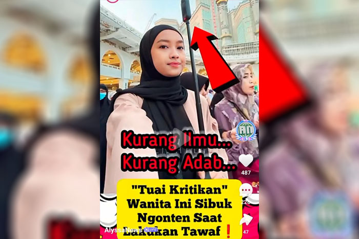 Ngonten Saat Ibadah Tawaf di Mekkah, Wanita Ini Malah Tuai Hujatan Warganet