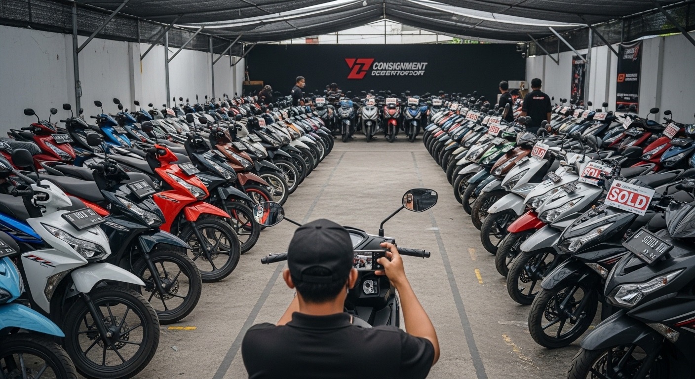 Tanpa Modal Stok! Begini Cara Cuan dari Titip Jual Motor Bekas di Palembang untuk Pendatang Baru