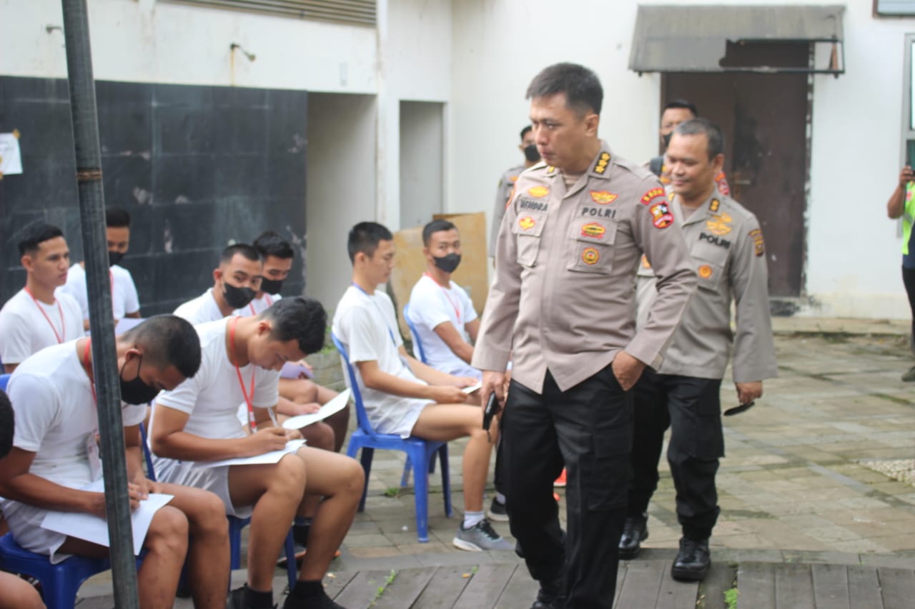 Tim Supervisi Polri Tinjau Penerimaan Tamtama Polda Sumsel Gelombang I