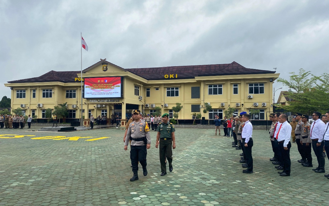 Polres OKI Gelar Apel Pasukan Operasi Keselamatan Musi 2026, Diterapkan 2 Pekan 