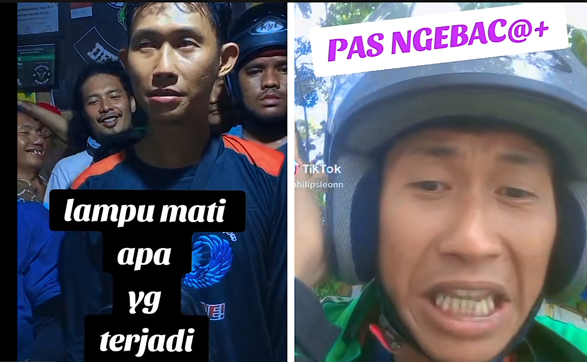 Hina Sesama Ojol Pria di Pekanbaru Minta Maaf Tapi Tiba-tiba Lampu Padam, Netizen: Pasti Bonyok!