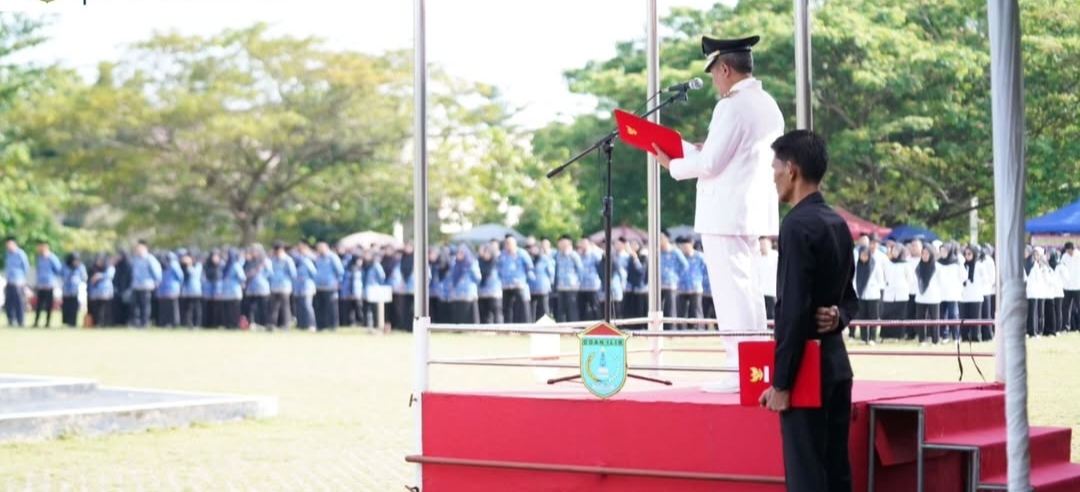 Penuh Khidmat, Wabup Ogan Ilir Jadi Inspektur Upacara Peringatan Hari Lahir Pancasila 2025