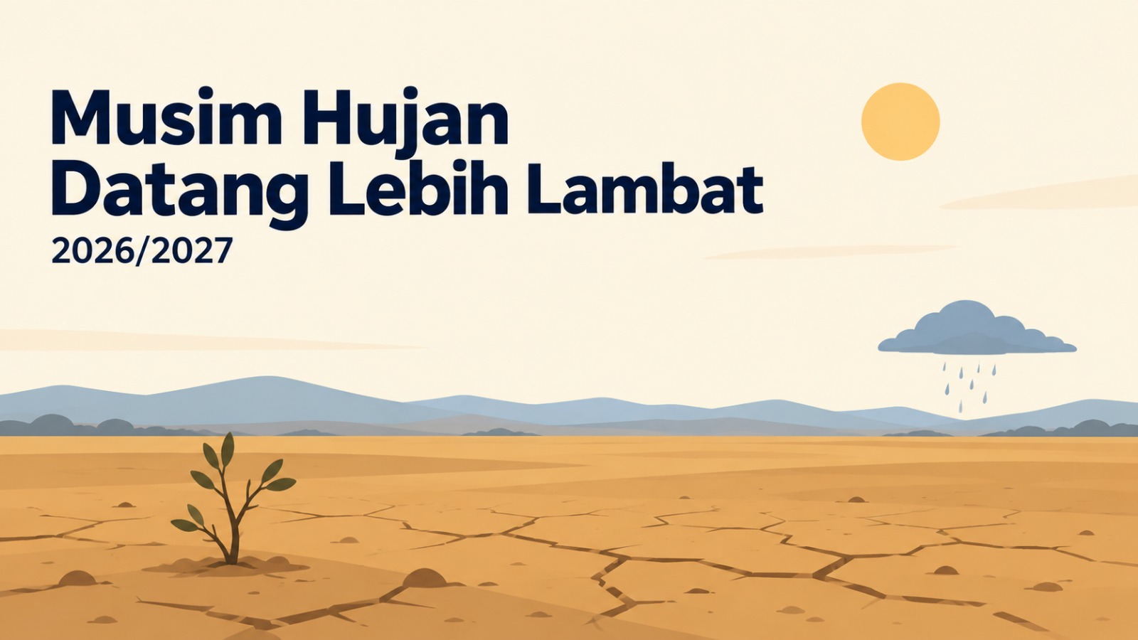 Siap-siap, Musim Hujan 2026/2027 Diperkirakan Datang Lebih Lambat, Cek Wilayahnya