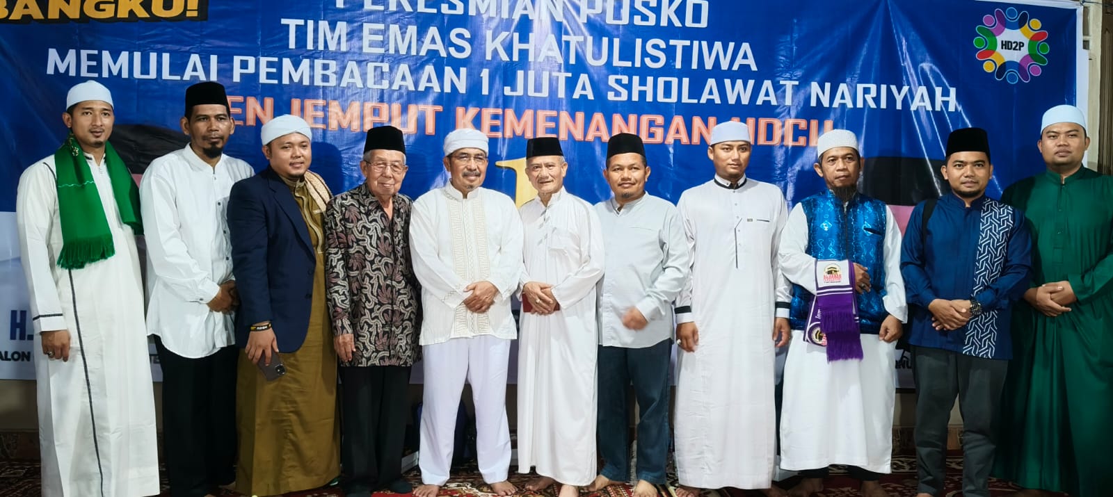 Perkuat Basis Dukungan, Herman Deru Resmikan Posko Tim Emas Khatulistiwa dengan Pembacaan Satu Juta Sholawat