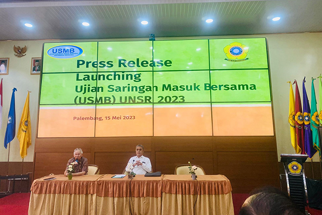 Bina Darma Palembang Ikut Berpatisipasi Pada Program USMB Unsri Untuk Penerimaan Mahasiswa Baru 
