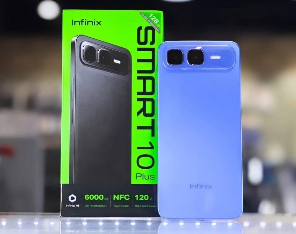 Infinix Smart 10 Plus Disupport Dual Speaker dengan Teknologi Ultra Volume 300%