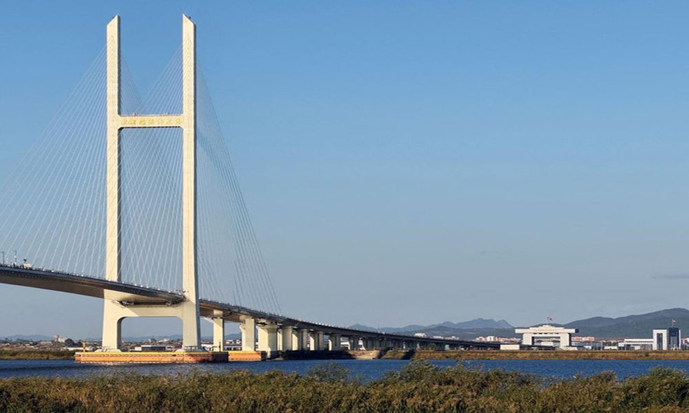 Jembatan Penghubung China-Korut Diresmikan Hari ini, Warga 2 Negara Semringah