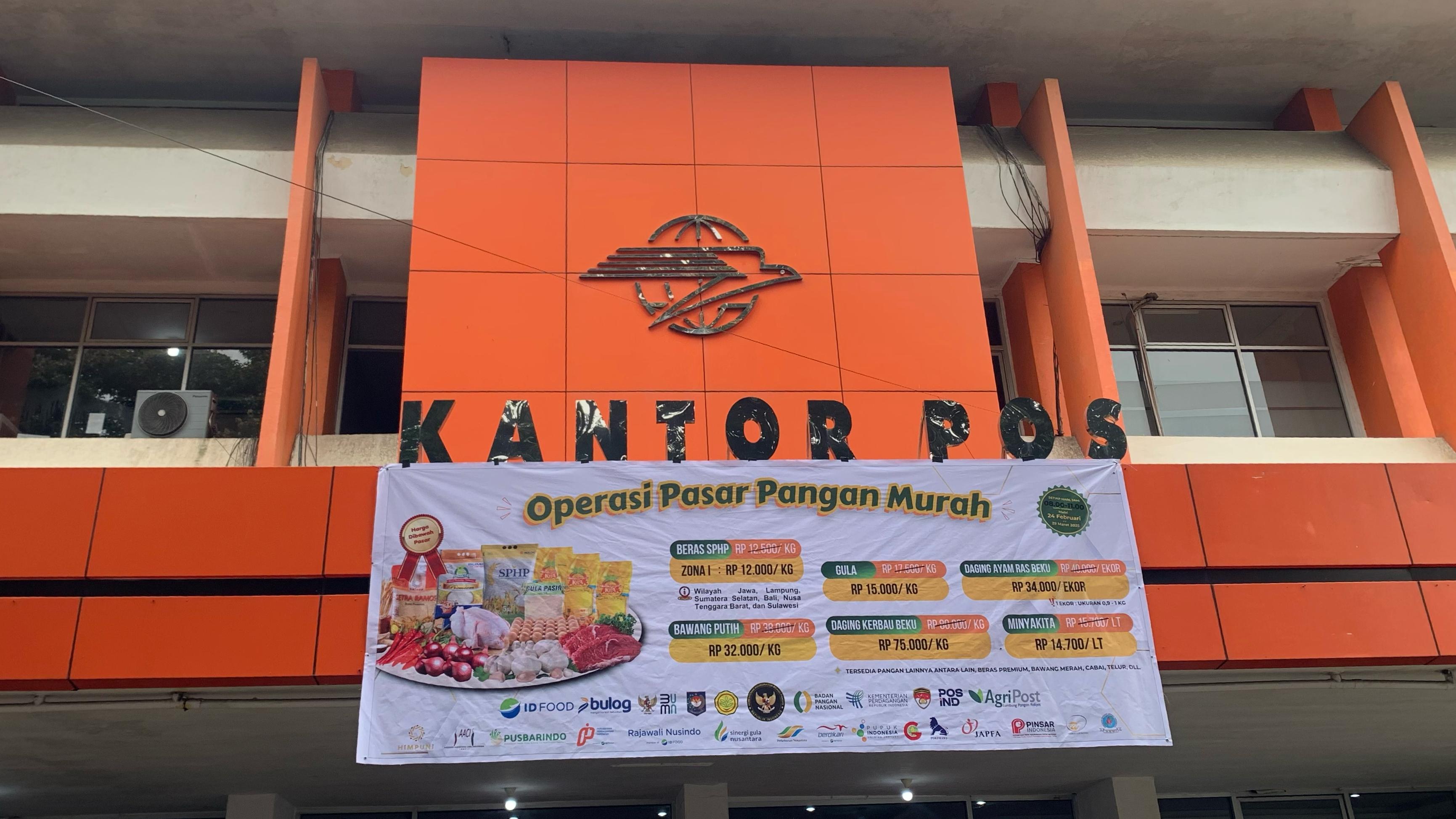 Operasi Pasar Pangan Murah di Kantor Pos Merdeka Palembang, Cek Syarat dan Harganya Disini