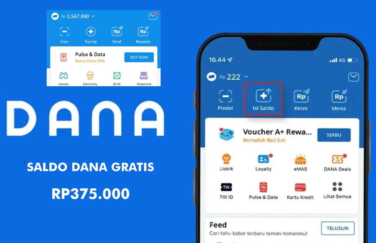 Selamat Saldo DANA Gratis Total Rp440.000 Masuk Akun: Ini 5 Cara Legal Dapatkan Uang Mudah