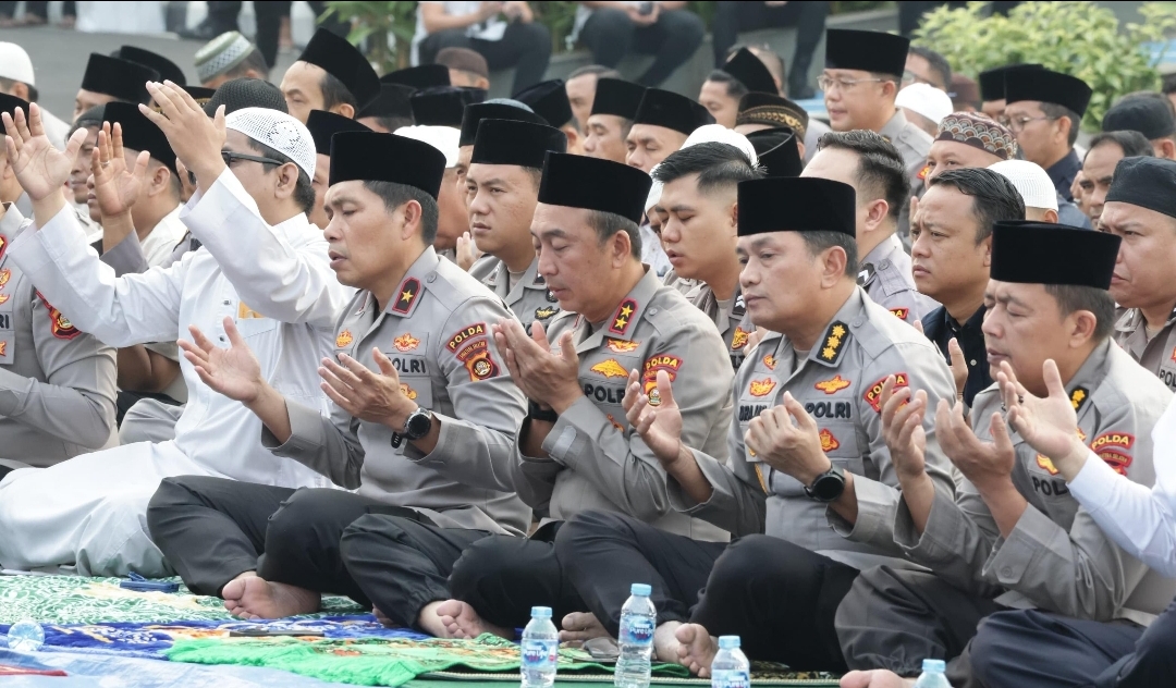 Polda Sumsel Gelar Sholat Istisqo, Ikhtiar Hadapi Kemarau dan Ancaman Karhutla