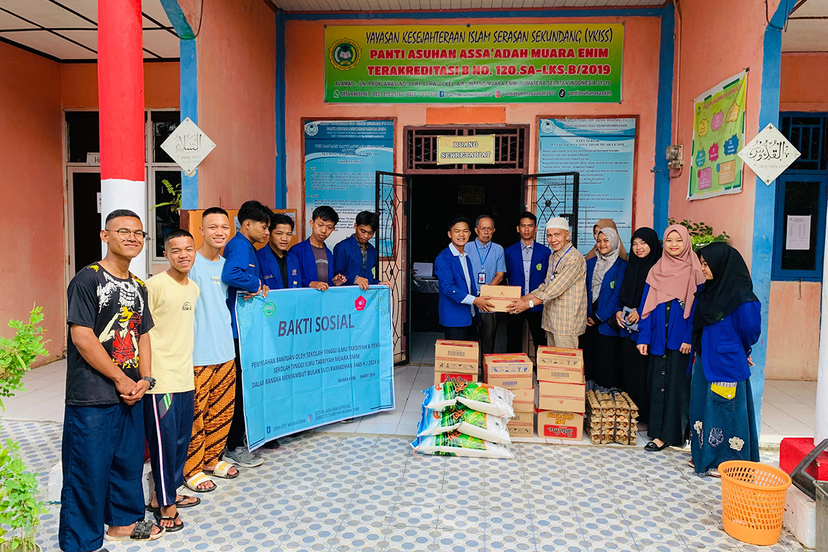 Semangat Ramadhan, Mahasiswa STIT Muara Enim Salurkan Bantuan kepada Panti Asuhan dan Ponpes