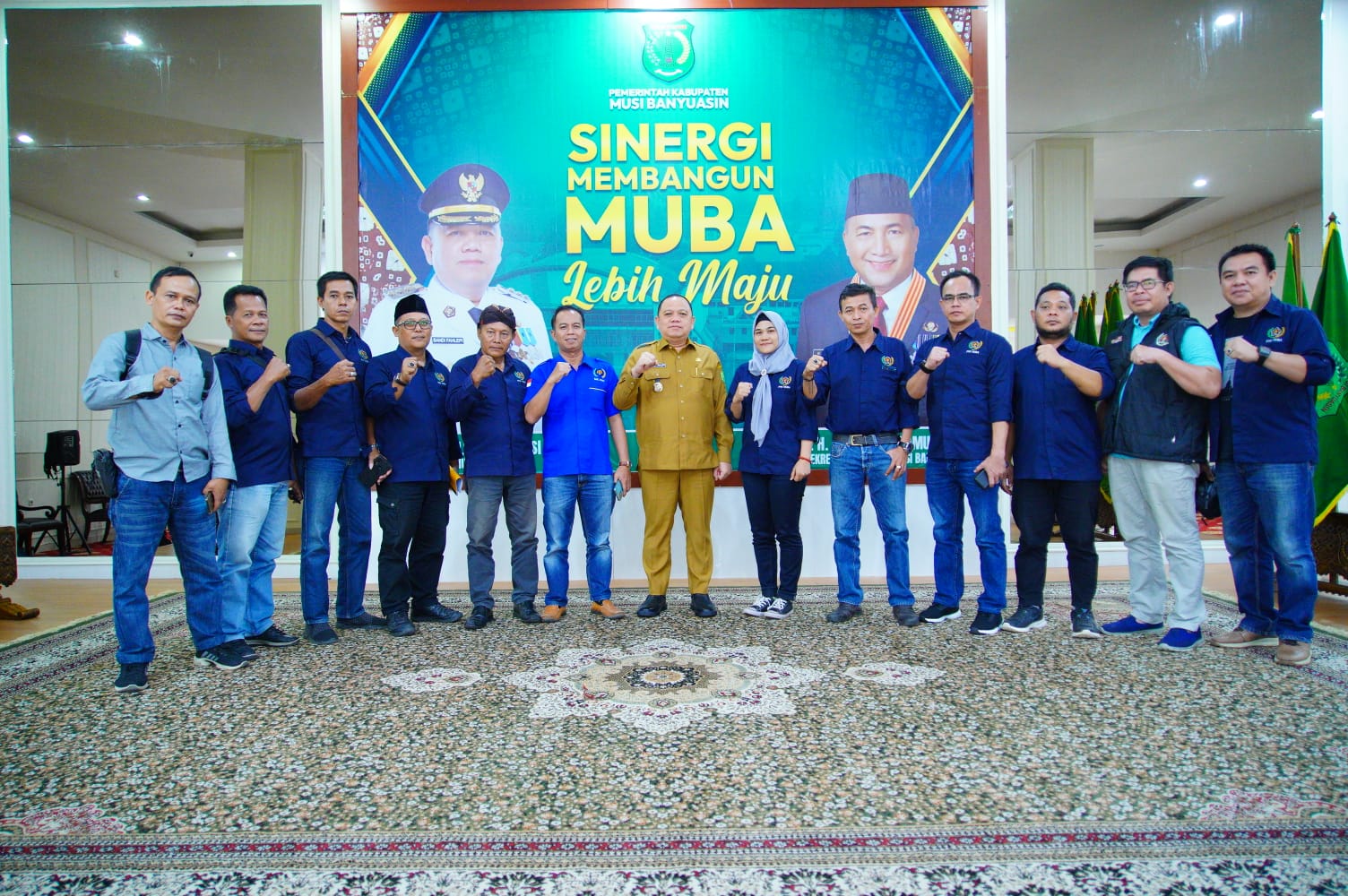 Pemkab Muba dukung Kontingen PWI Muba Ikuti HPN 2024 di Kota Palembang