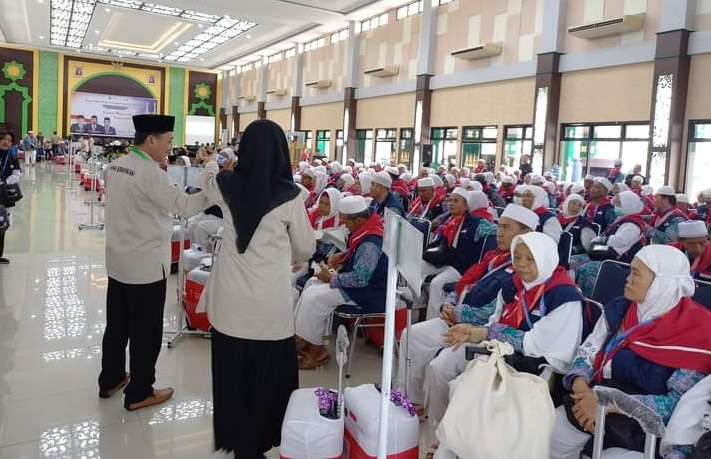 Total 6.101 Jemaah Embarkasi Palembang Sudah di Mekkah, Kloter 18 Masuk Asrama Haji Palembang