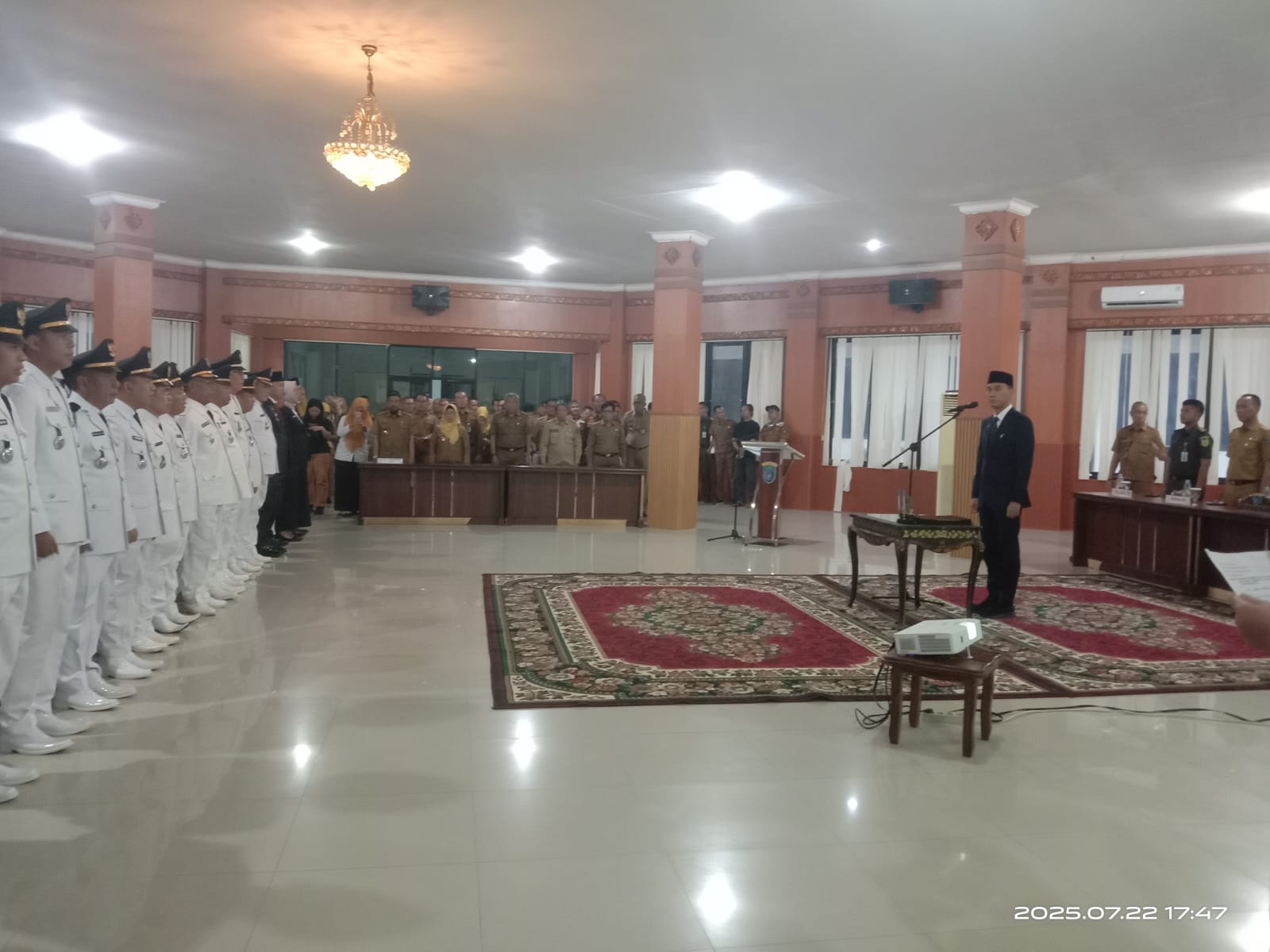 Giliran Gerbong Camat di Kabupaten OKI Bergeser, 73 Pejabat Dilantik