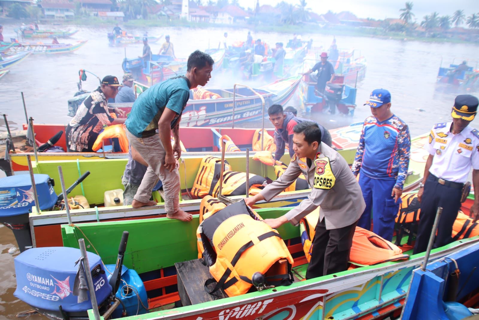 Wisata Air Cakat Stempel Speedboat dan Tradisi Midang di Kayuagung OKI Sukses