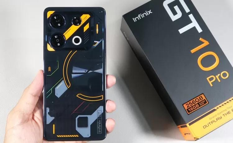 Infinix GT 10 Pro Mengusung Performa Tinggi dan Disupport Fitur Bypass Charging 