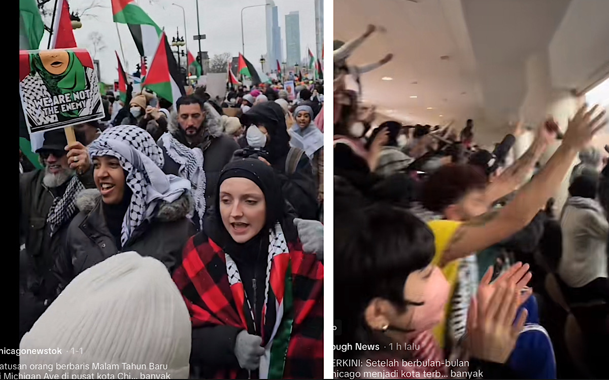 Alhamdulillah! Chicago Kota Terbesar Ketiga di Amerika Akhirnya Sahkan Resolusi Gencatan Senjata di Palestina