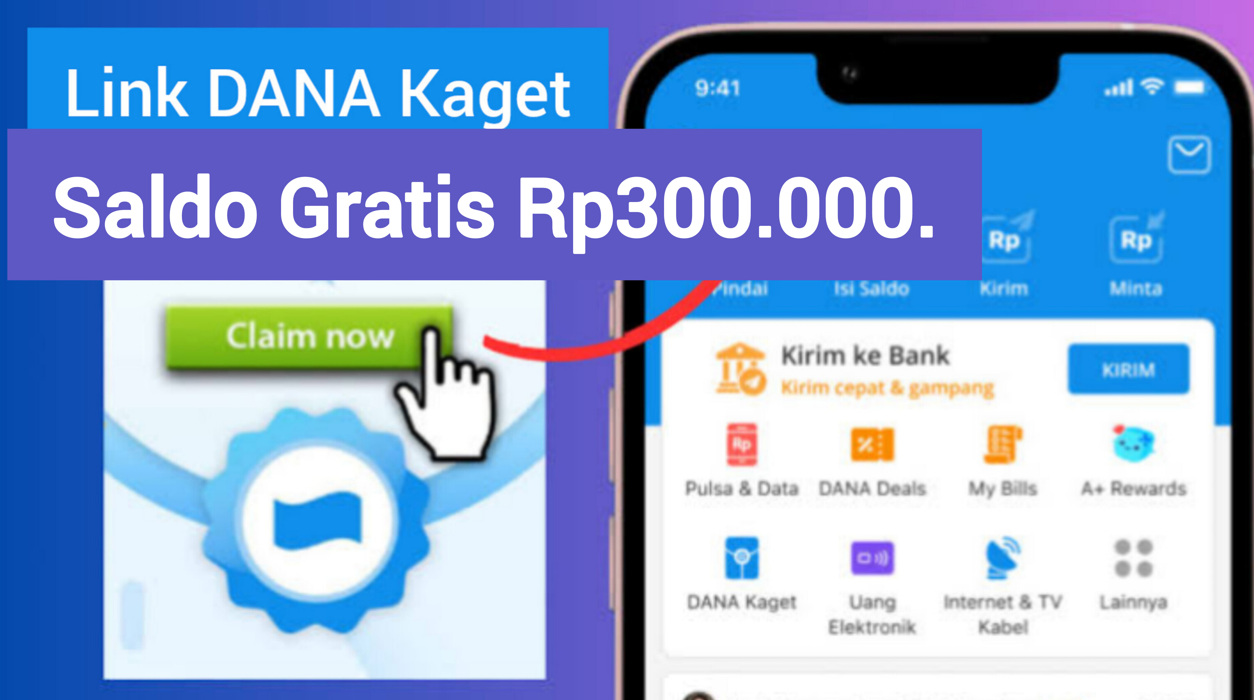 Langsung Klaim Tautan DANA Kaget Terbaru dan Raih Saldo Gratis Hingga Rp300.000.