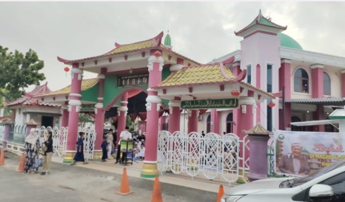 Ratusan Jemaah Padati Masjid Cheng Ho Palembang untuk Salat Idul Adha 1446 Hijriah