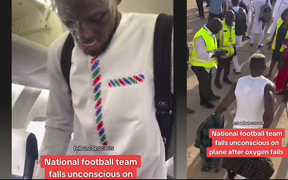 Timnas Sepakbola Gambia Nyaris Tewas, Pesawat Kehabisan Oksigen di Udara, Pilot Lakukan Pendaratan Dramatis   