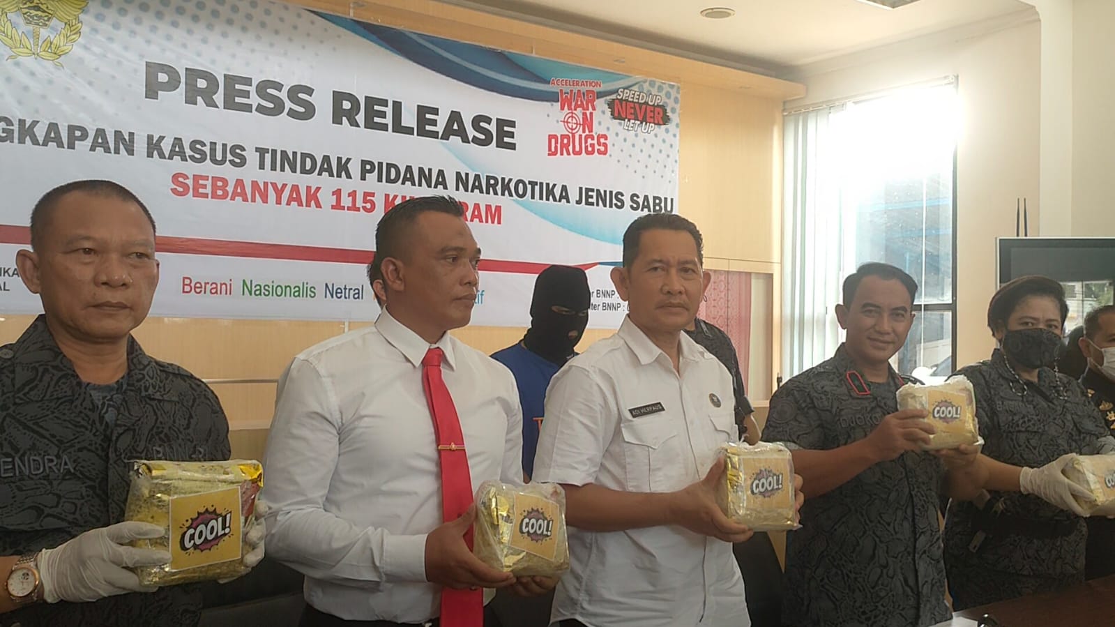 Kasus 115 Kilogram Sabu yang Masuk ke Palembang, Kepala BNNP Sumatera Selatan:  Bukan Residivis Kasus Narkoba 