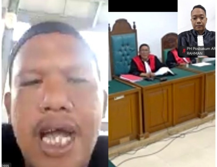 Terbukti Live Asusila Demi Konten, Ales Gancang Dihukum 3 Tahun 6 Bulan Penjara