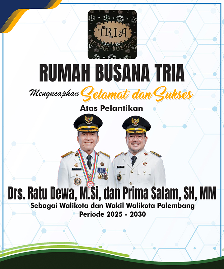 Rumah Busana Tria Mengucapkan Selamat Atas Pelantikan Ratu Dewa dan Prima Salam