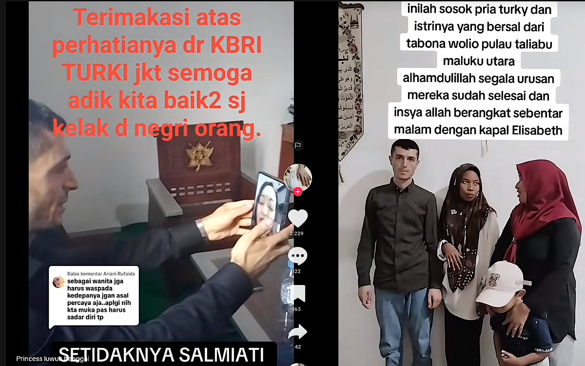 Kedutaan Turki di Jakarta Pantau Langsung Pernikahan Ahmed dan Salmiati  