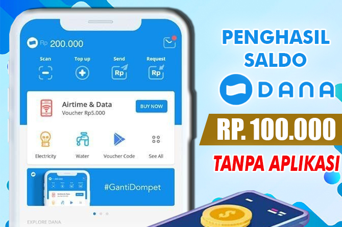 Mau Saldo DANA Gratis Tanpa Aplikasi? Cukup Jawab Survey Online, Bisa Dapat Rp100.000 Tiap Hari, Yuk Dicoba!