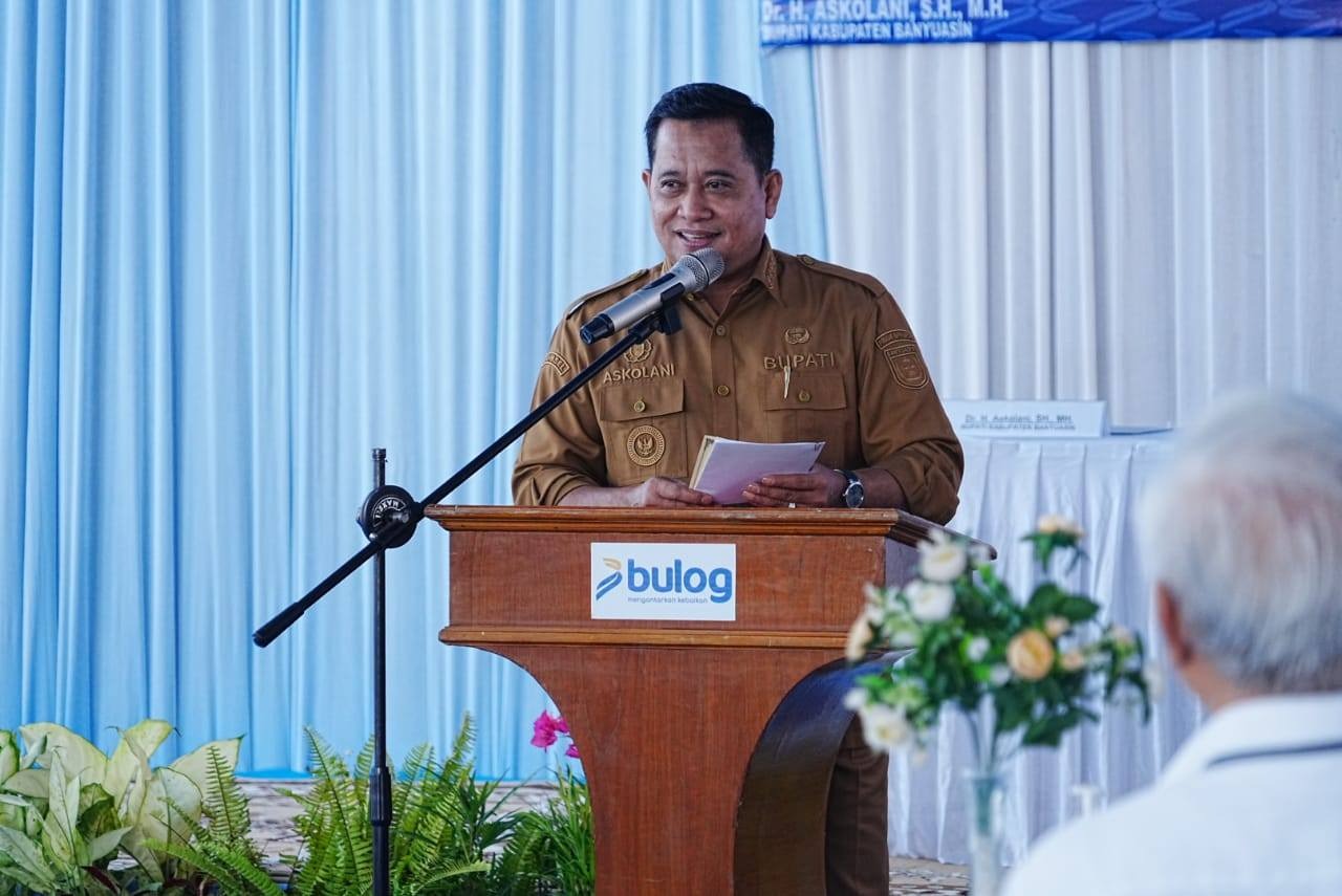 Bupati Banyuasin Tandatangani MoU Dengan Perum Bulog Kenten Palembang