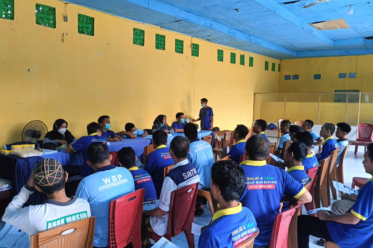 Lapas Narkotika Kelas IIA Muara Beliti Gelar Skrining Tuberkulosis untuk Jaga Kesehatan Warga Binaan