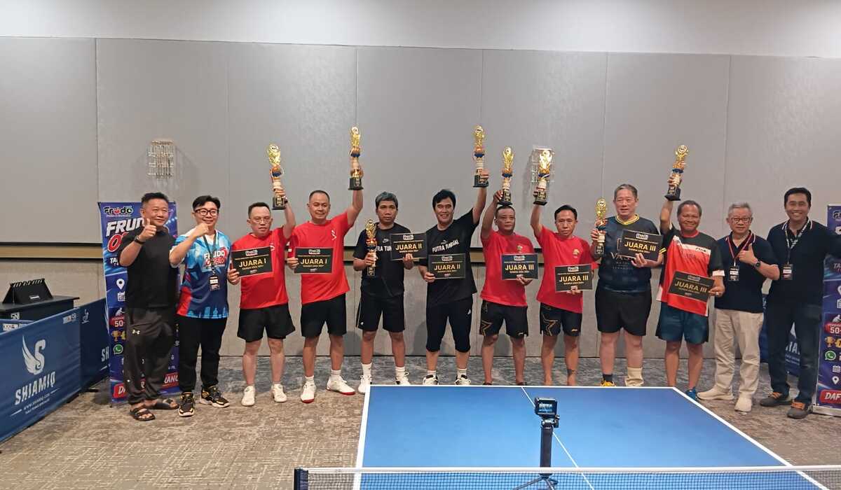 Ini Juara Turnamen Tenis Meja Frudo Cup 2026