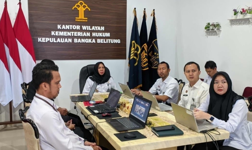 Penghargaan ASN, Kemenkum Babel Ikuti Validasi Satyalancana Karya Satya