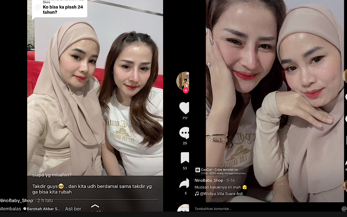Viral, Adik Ketemu Kakaknya 24 Tahun Terpisah di Live Jualan TikTok, Netizen Pengen Tahu Bagaimana Ceritanya?