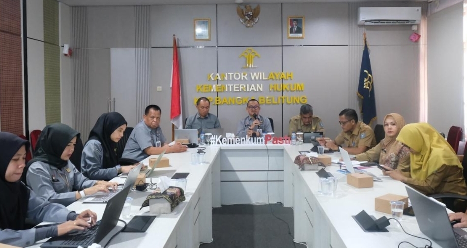 Kemenkum Babel Bahas Tiga Rancangan Peraturan Kepala Daerah Bangka Tengah