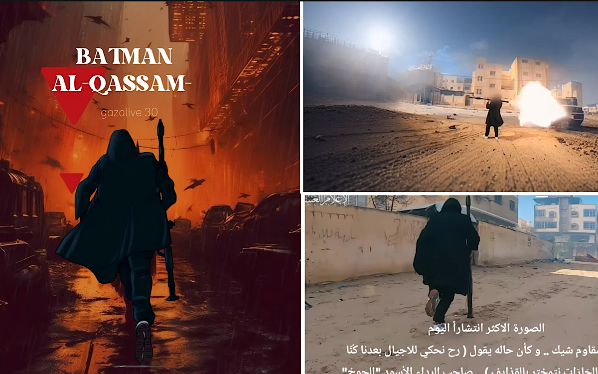 Setelah Ahed Adnan, Pemilik Meme Perlawanan Palestina Syahid, Muncul Batman Al Qassam Berjubah Panjang
