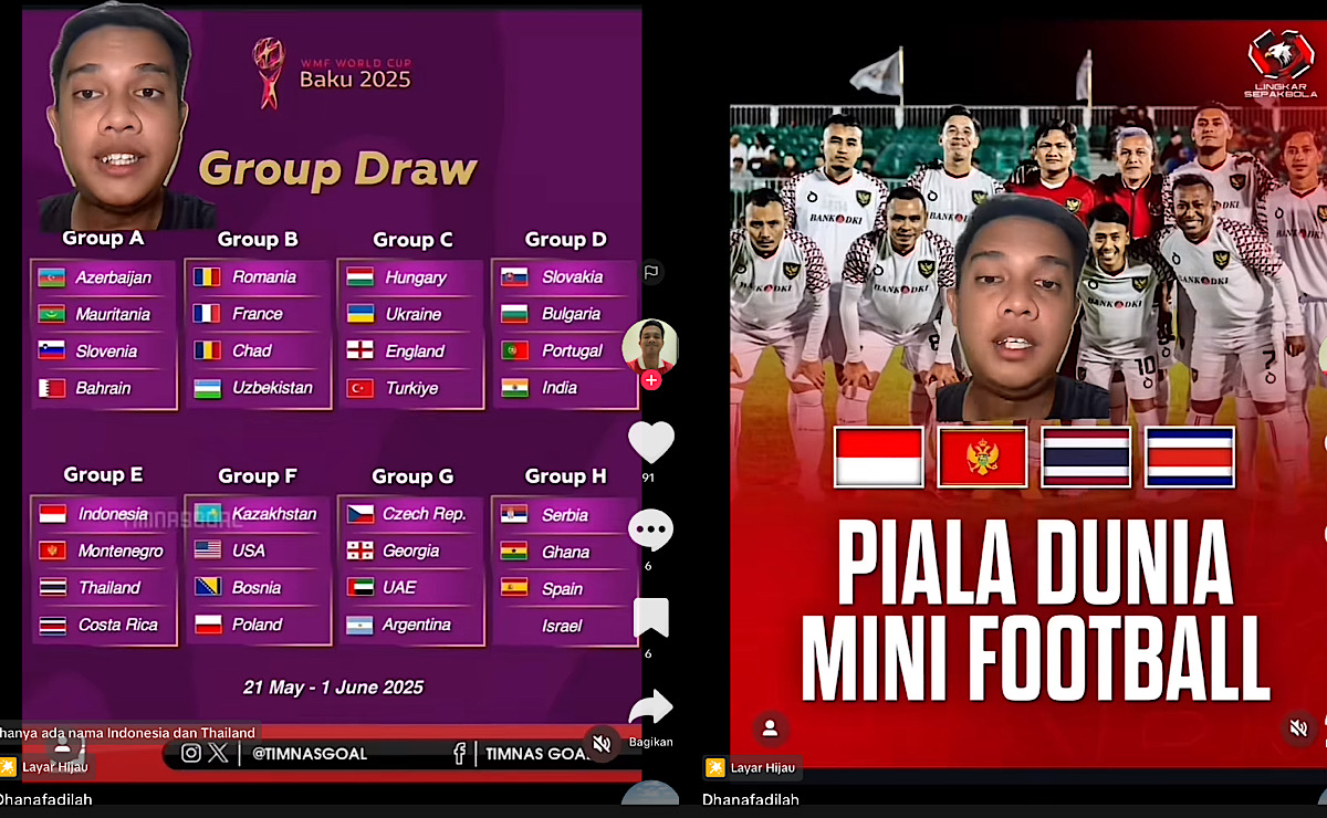 Timnas Sepakbola Indonesia Tampil di Piala Dunia 2025, Hanya 2 Negara Perwakilan Asia Tenggara
