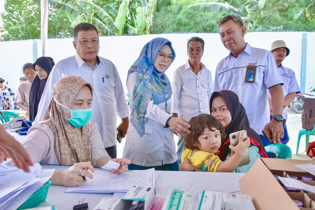 2.400 Warga Antusias Ikuti Pengobatan Gratis di Klinik Sehati Pusri
