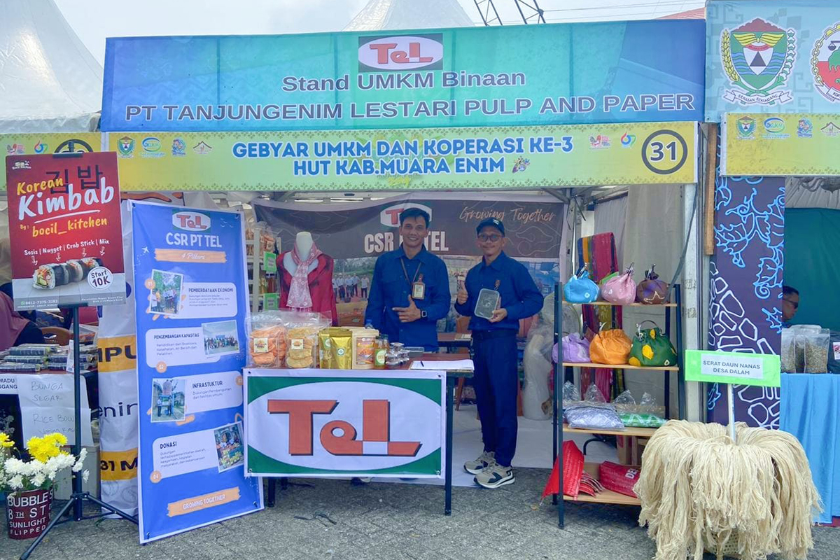 PT TeL Perkenalkan Produk UMKM Binaan Berkualitas di Gebyar UMKM dan Koperasi 2024 Muara Enim