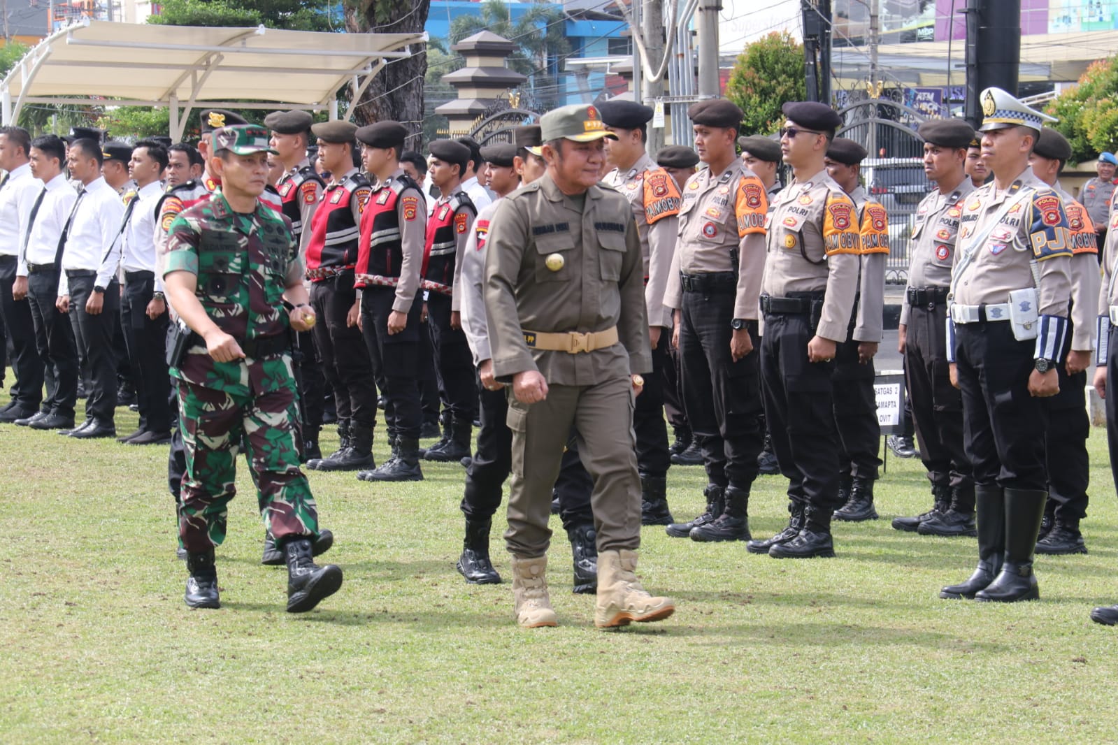 Gelar Apel Pasukan, Pastikan Kesiapan Sarpras dan Personel Pengamanan Perayaan Idulfitri 1446 H