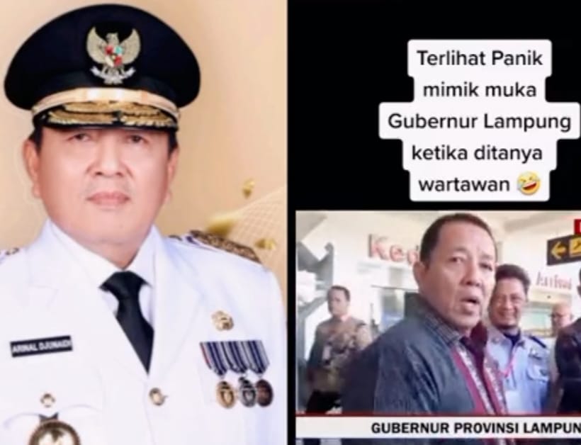 Wajah Murka plus Bete Gubernur Lampung, Ditanya Soal Intimidasi Ortu Tiktokers Bima, Si Pengkritik