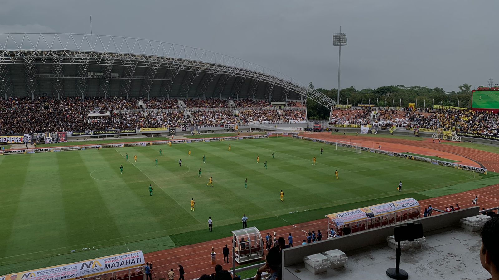 Laga Reuni Legends Sriwijaya FC Berakhir 2-2, Hingga Dilanjutkan Babak Penalti