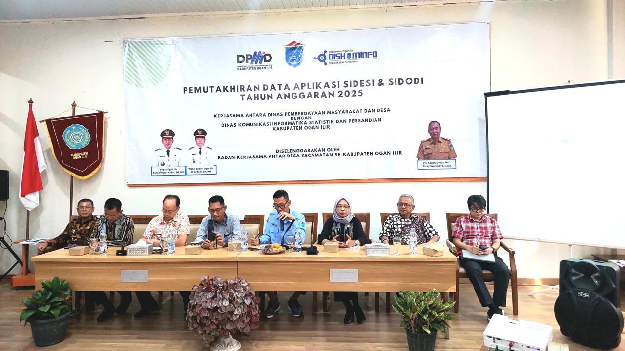 57 Operator dari 4 Kecamatan di Ogan Ilir Ikuti Pemutakhiran Data Aplikasi SIDESI dan SIDODI
