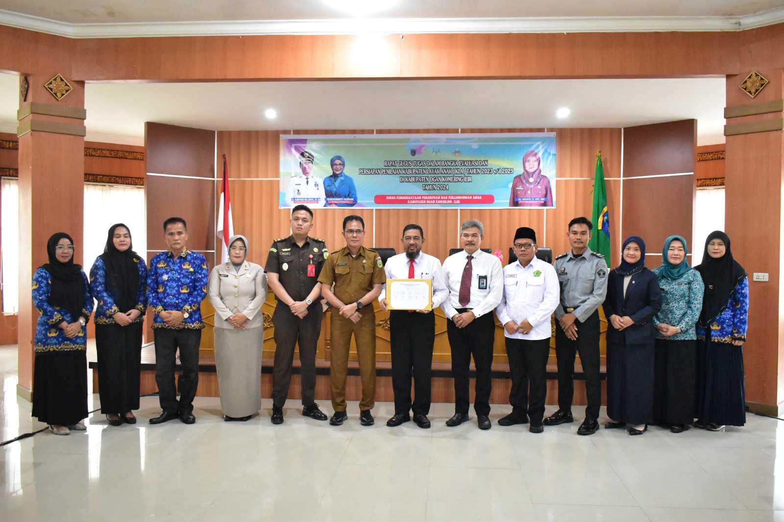 Bersatu untuk Anak, Rakor Gugus Tugas KLA OKI untuk Lingkungan yang Aman dan Ramah