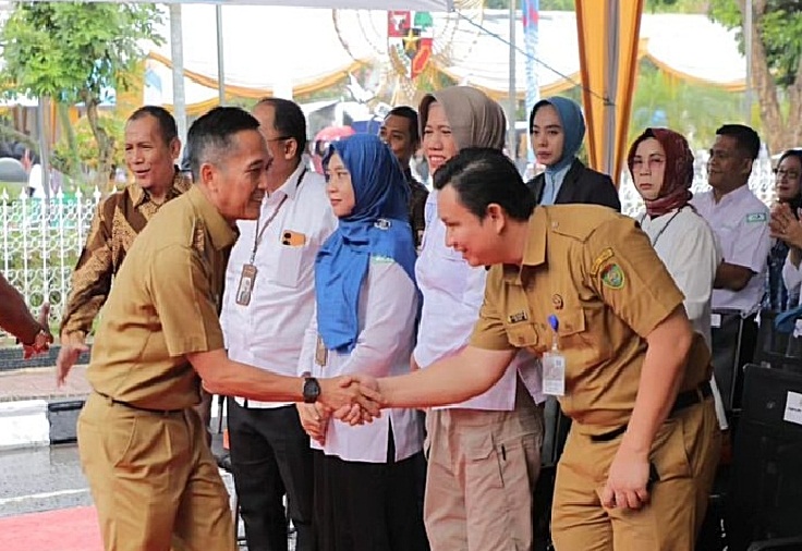 Hadiri HKN, Pj Wako Palembang Beri Semangat dan Apresiasi Tenaga Kesehatan untuk Percepat Turunkan Stunting