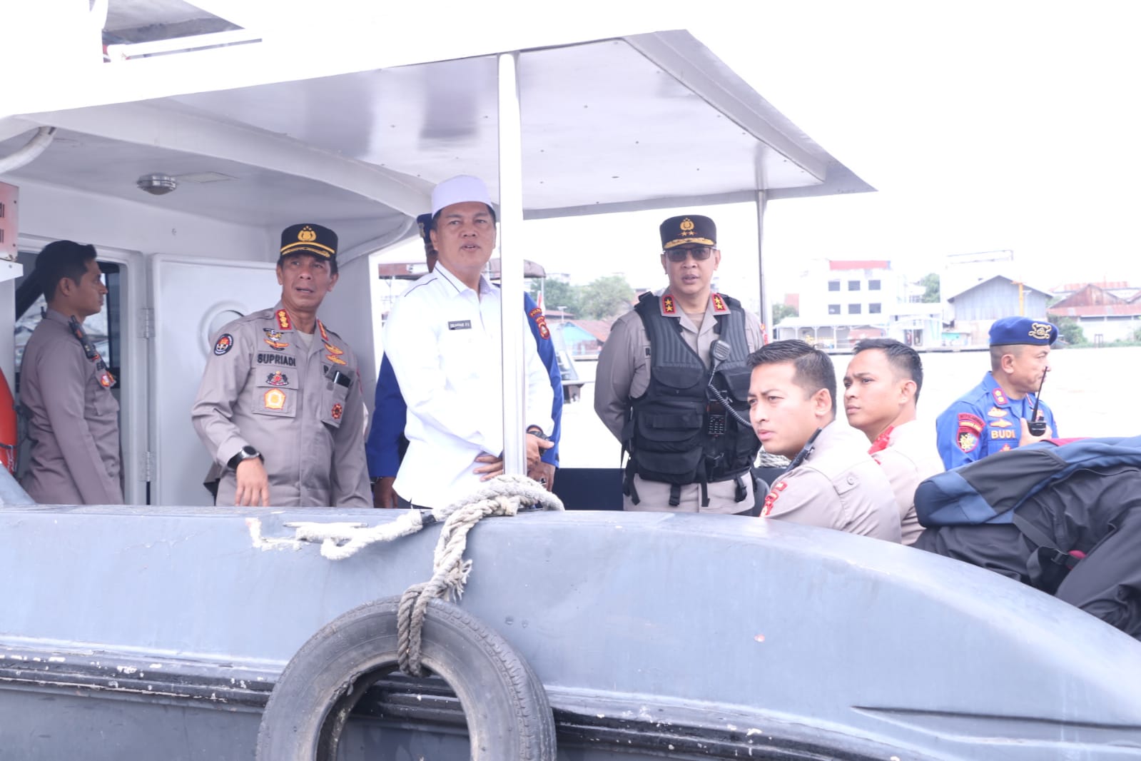 Kapolda Sumatera Selatan Pantau Pengamanan Dzikir Akbar dan Haul Ki Marogan di Perairan Sungai Musi Palembang