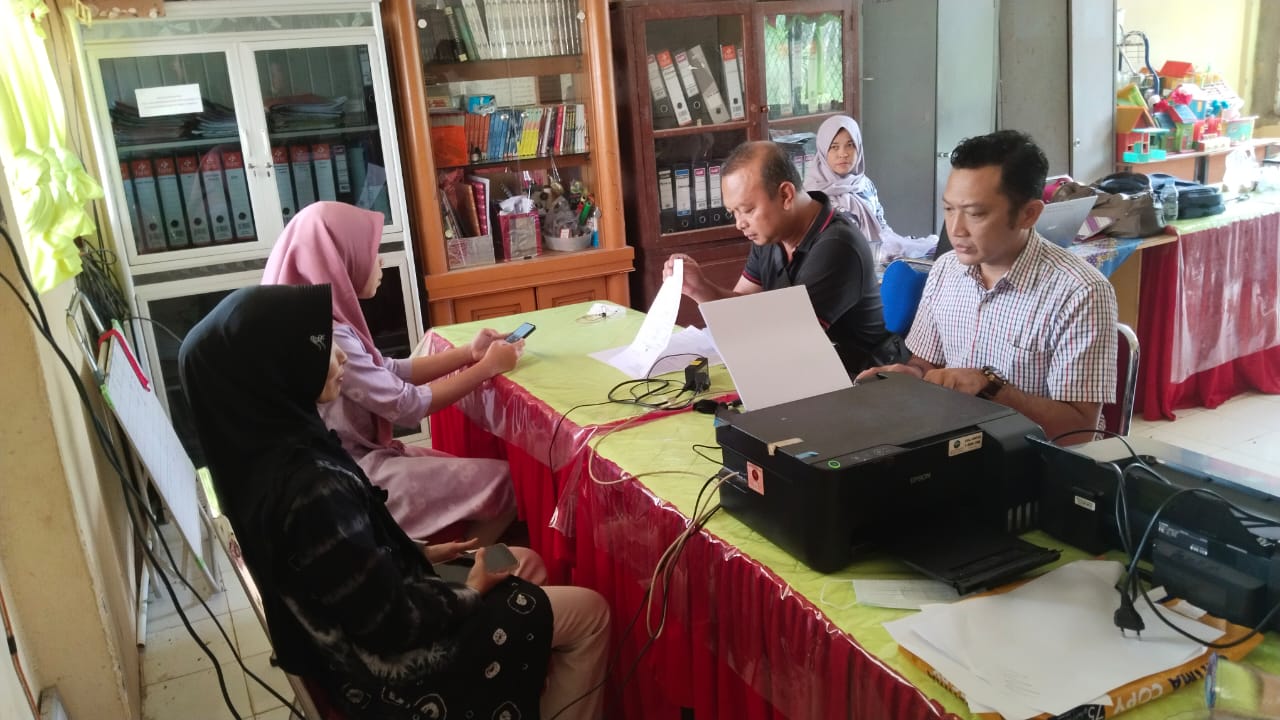 Polsek Tanjung Batu Periksa Sejumlah Saksi Pasca Pembobolan SMPN 1 Lubuk Keliat